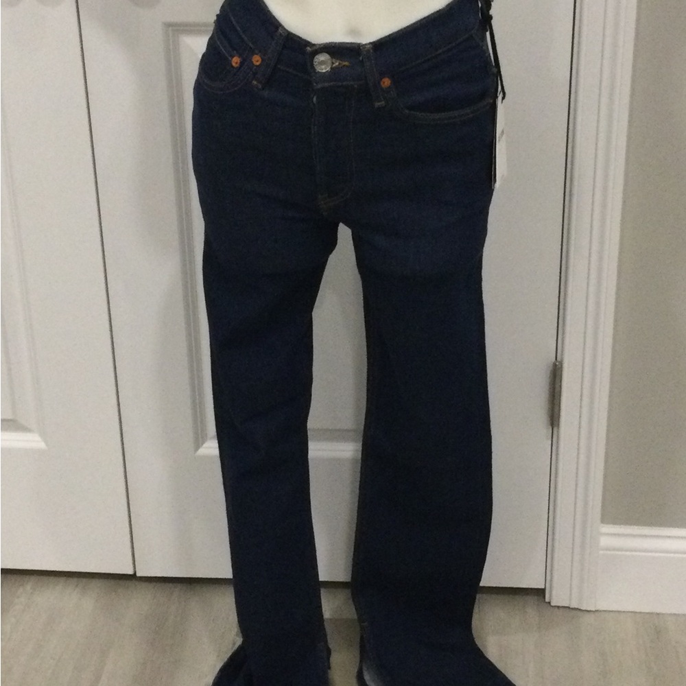 Re/Done Blue High Rise Jeans
